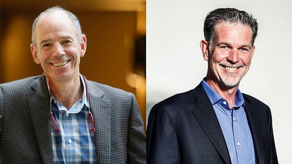 Fundadores de Netflix, Marc Randolph y Red Hastings